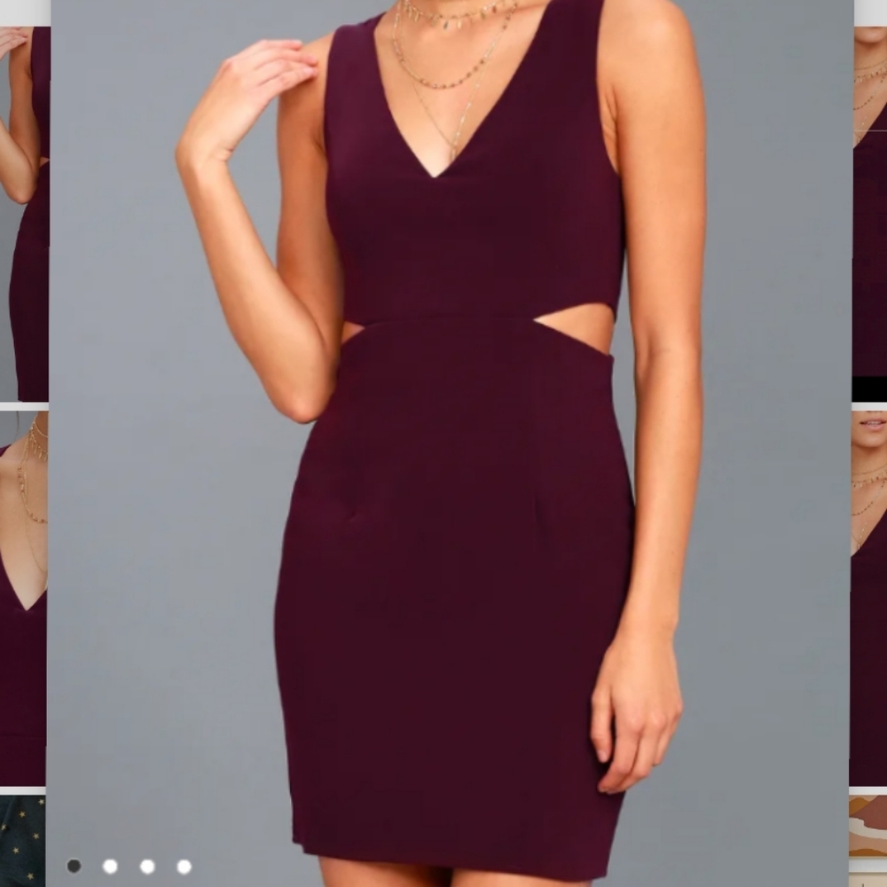 Lulu's Sleeveless Cutout Bodycon